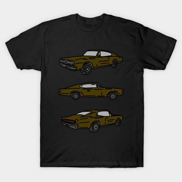 classic muscle car vintage collection T-Shirt by fokaction